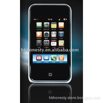 quad band mobile phone with 3.0 inch touch screen